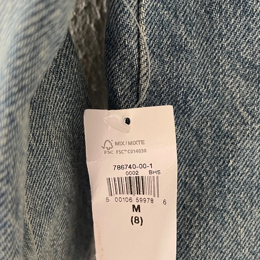 GAP Kids Jean Jacket Blue Denim Snap Front Classic